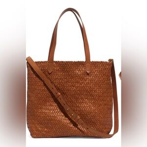 Madewell Tan Woven Tote Bag